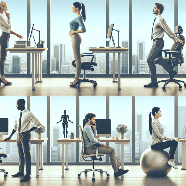 essential posture habits for office employees
