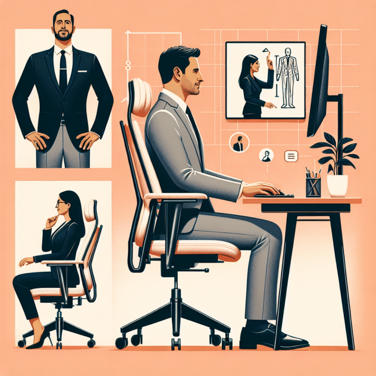 Maintaining Good Posture During Video Calls for Professionals