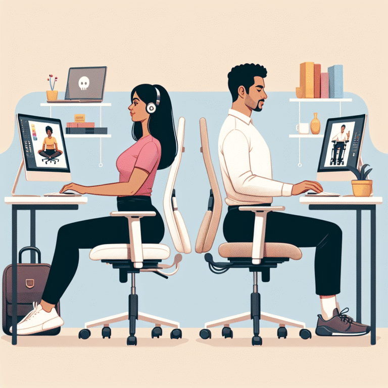 Tips for Sitting Correctly at a Desk for Remote Workers