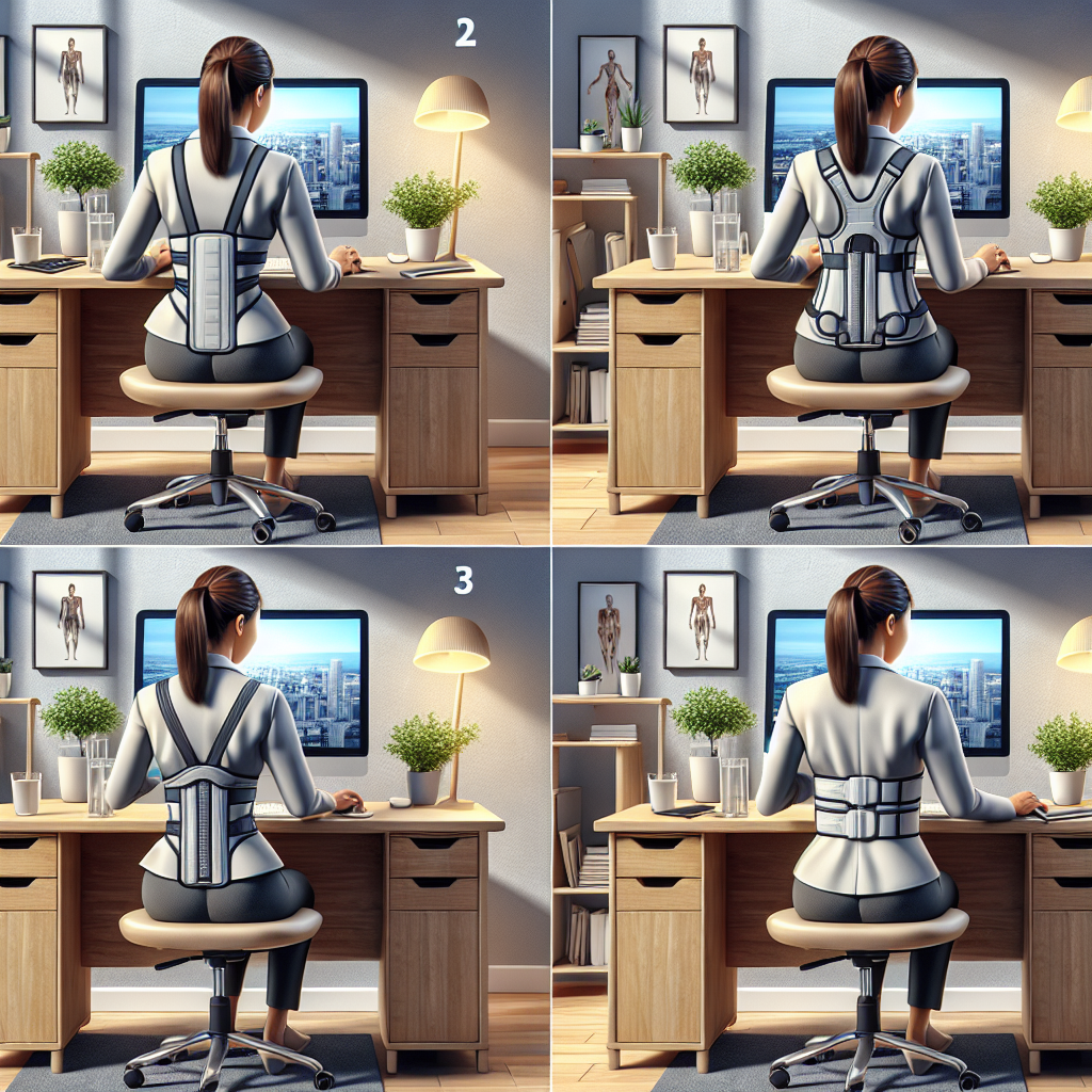 How to Use Posture Correctors Effectively While Working from Home