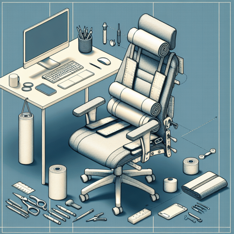 DIY lumbar support solutions for your desk chair