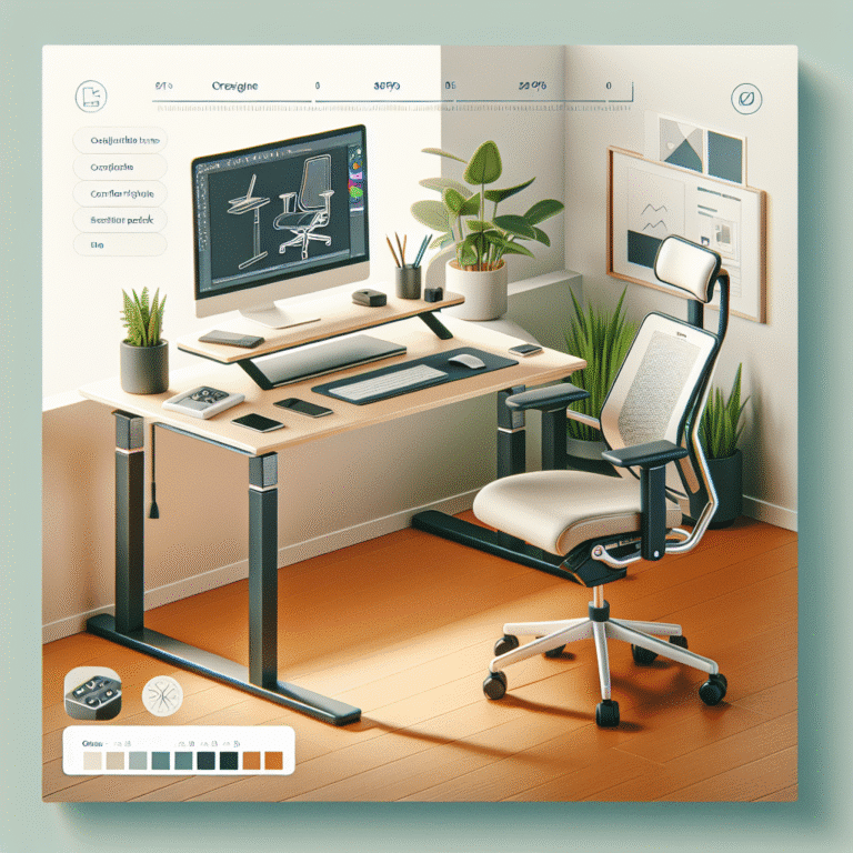 Tips for Maximizing Comfort with Standing Desks and Ergonomic Chairs