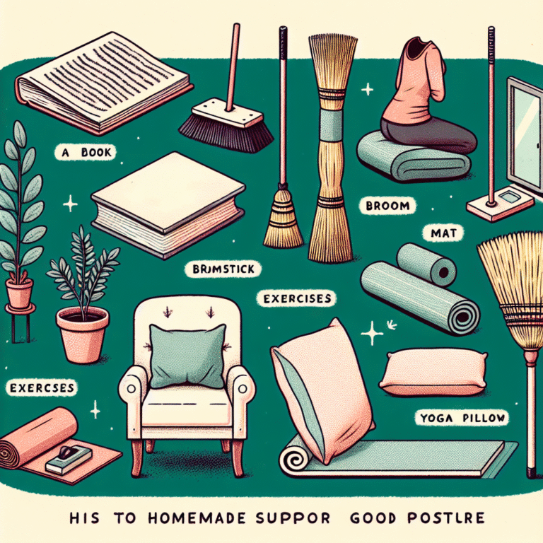 Homemade posture improvement tools to enhance your daily routine