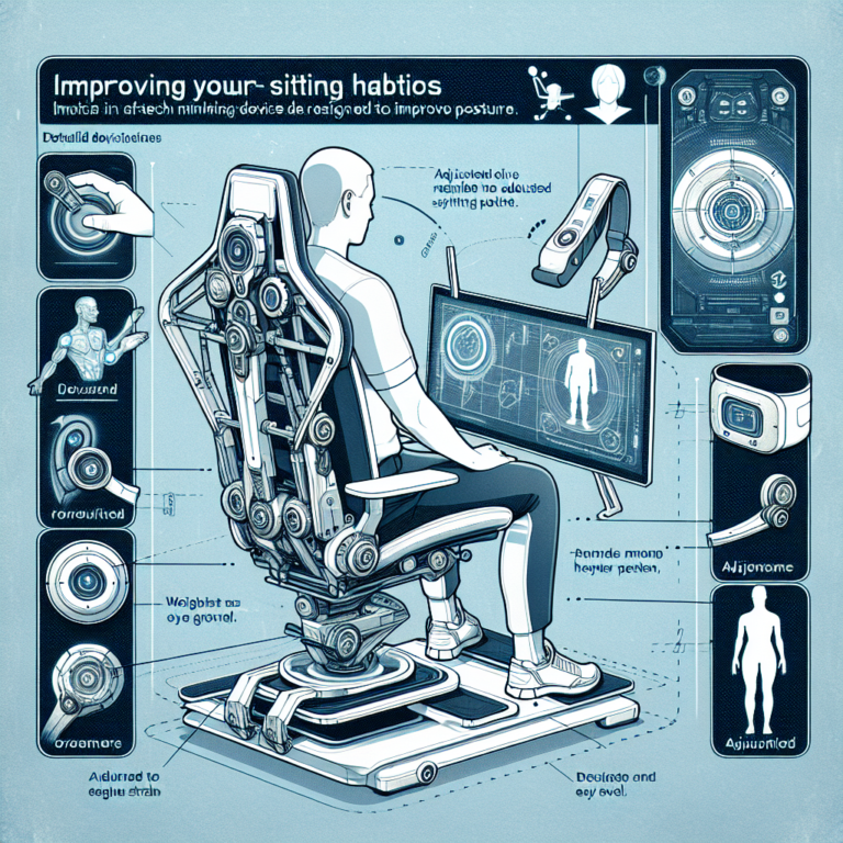 improving sitting habits with gadgets