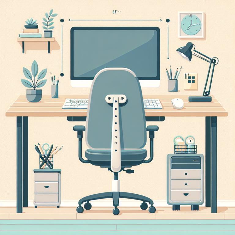 desk organization tips for better posture