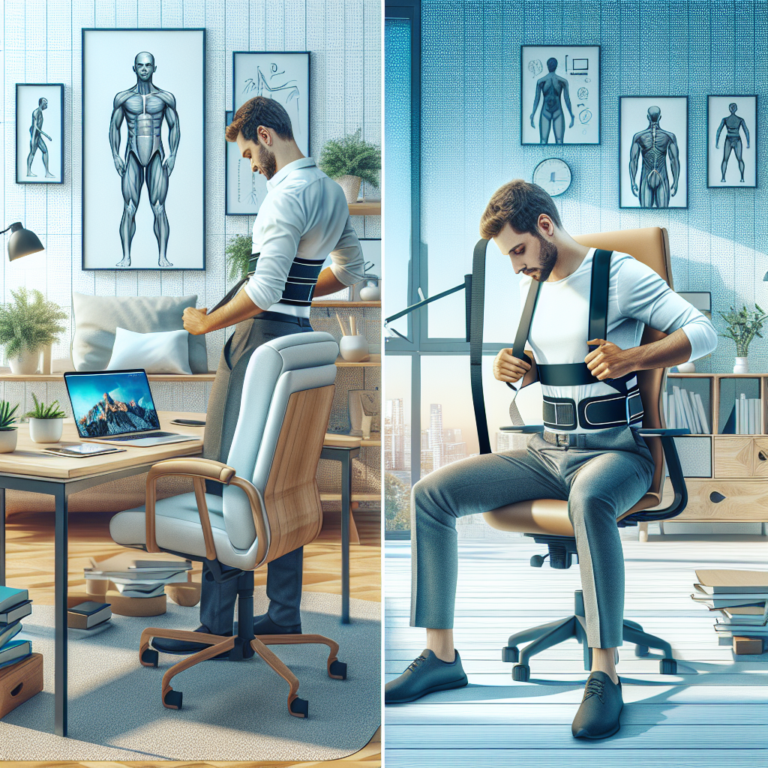 innovative posture straps for home and office